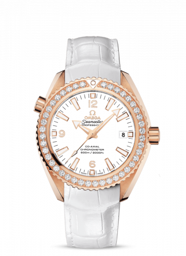 Seamaster Planet Ocean 600M Co-Axial 42 Red Gold / Diamond / White / Alligator