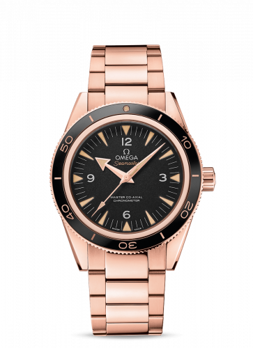 Seamaster 300 Master Co-Axial Sedna Gold / Black / Bracelet