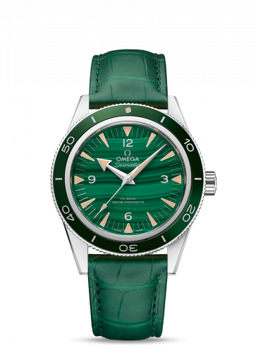 Seamaster 300 Co-Axial Master Chronometer Platinum / Malachite