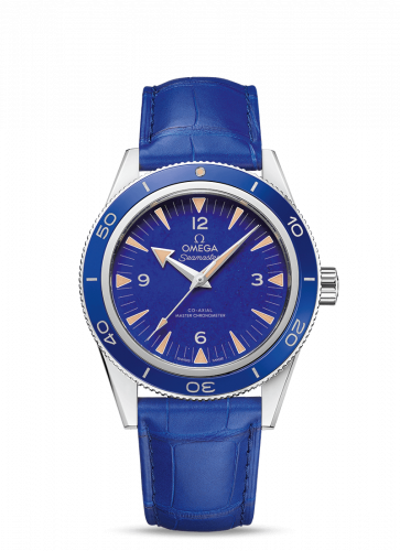 Seamaster 300 Co-Axial Master Chronometer Platinum / Lapis Lazuli