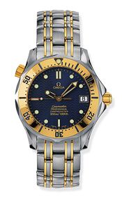 Seamaster Diver 300M Automatic 36.25 Stainless Steel / Yellow Gold / Blue / Bracelet