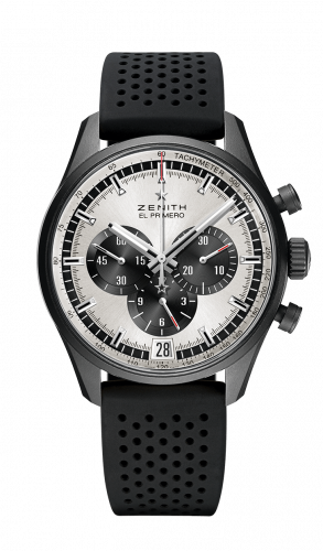 El Primero Chronomaster 42 Aluminium / Silver / Rubber Strap