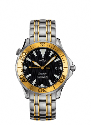 Seamaster Diver 300M Automatic 36.25 Stainless Steel / Yellow Gold / Black / Bracelet
