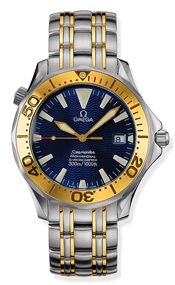 Seamaster Diver 300M Automatic 41 Stainless Steel / Yellow Gold / Blue / Bracelet