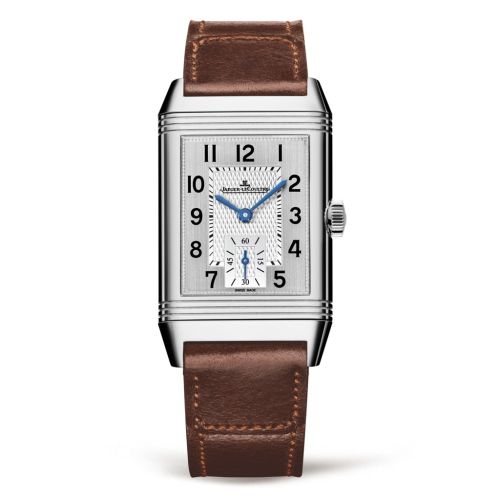 Reverso Classic Medium  Duoface Small Seconds Stainless Steel / Silver / Fagliano