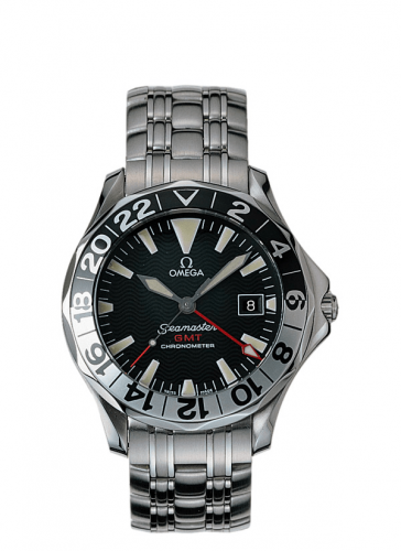Seamaster Diver 300M Automatic 41 GMT Stainless Steel / Black / Bracelet / Gerry Lopez