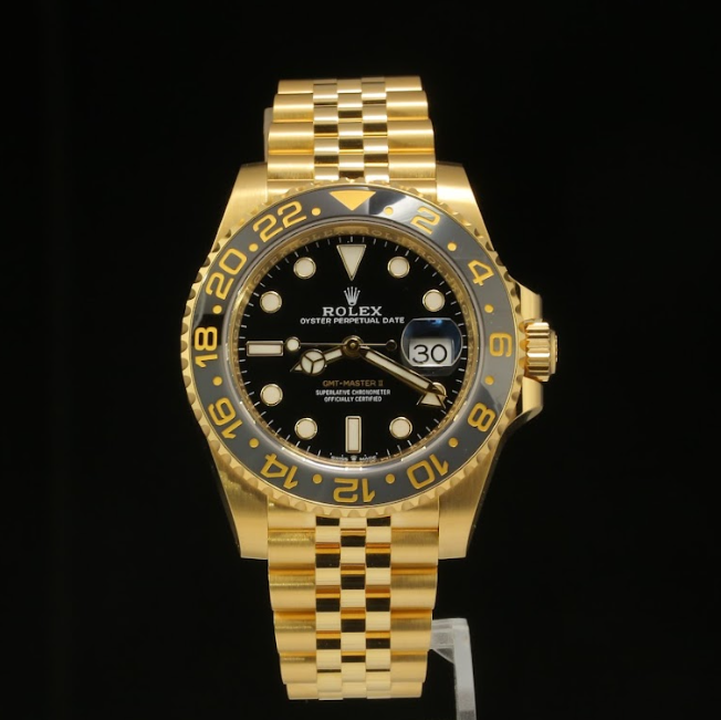 Rolex GMT-Master II 40mm Black Dial Yellow Gold Jubilee 2023 126718GRNR