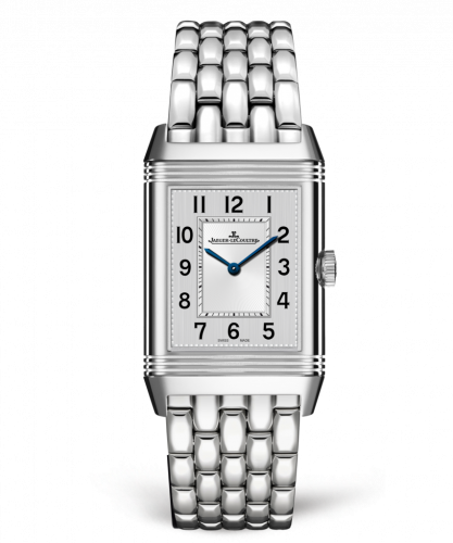 Reverso Classic Medium Thin Stainless Steel / Silver / Bracelet
