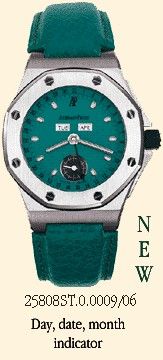 Royal Oak OffShore 25808 Full Calendar Turquoise