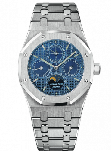 Royal Oak Perpetual Calendar Stainless Steel / Blue