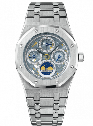 Royal Oak Perpetual Calendar Openworked Stainless Steel