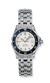 Seamaster Diver 300M Quartz 28 Stainless Steel / White / Bracelet
