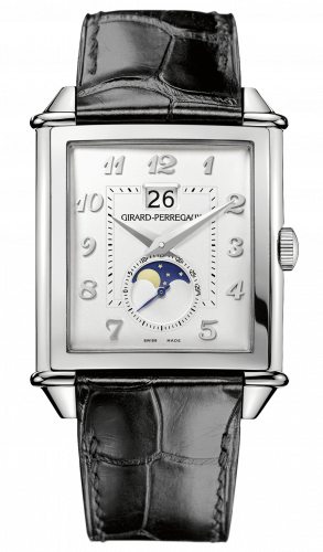 Vintage 1945 XXL Large Date and Moonphases Stainless Steel / Silver