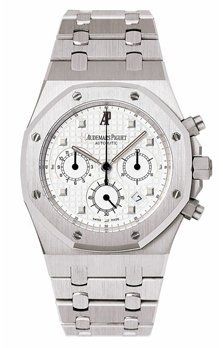 Royal Oak 25960 Chronograph White Gold / Silver