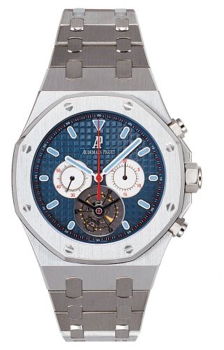 Royal Oak Tourbillon Chronograph Stainless Steel / Blue