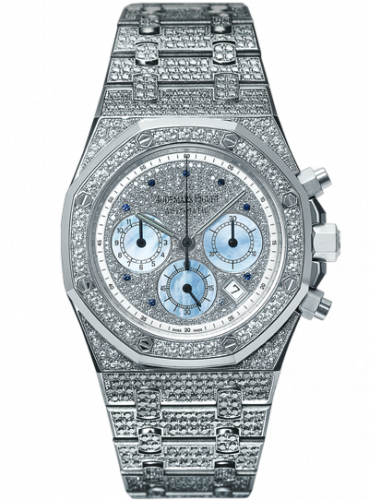 Royal Oak 25978 Chronograph White Gold / Diamond / Silver