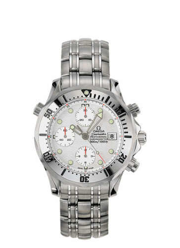 Seamaster Diver 300M Automatic 41.5 Chronograph Stainless Steel / White / Bracelet
