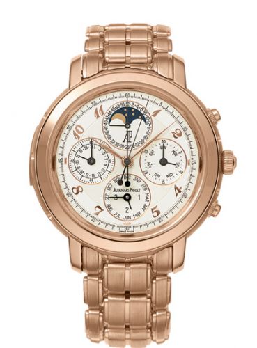 Jules Audemars 25984 Grande Complication Pink Gold / White Breguet / Bracelet d'Occasion