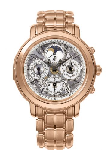 Jules Audemars 26023 Grande Complication Pink Gold / Sapphire / Bracelet d'Occasion