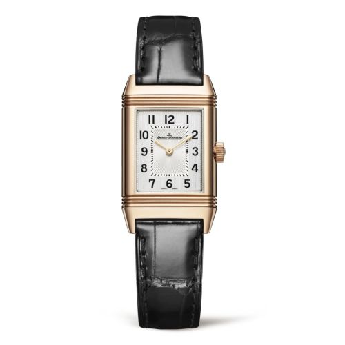 Reverso Classic Small Pink Gold / Silver / Alligator