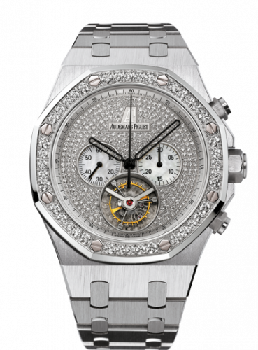 Royal Oak Tourbillon Chronograph White Gold / Diamond