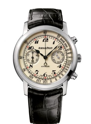 Jules Audemars 26100 Chronograph White Gold / Creme Vintage d'Occasion