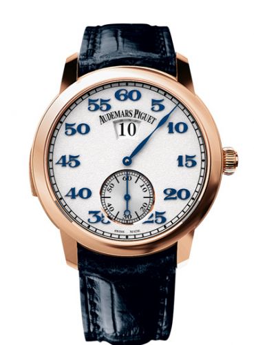 Jules Audemars Minute Repeater Jumping Hours Pink Gold / White d'Occasion