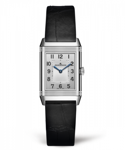 Reverso Classic Small Stainless Steel / Silver / Alligator