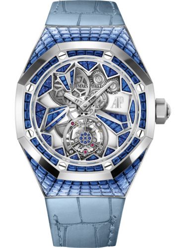 Audemars Piguet Royal Oak Concept Flying Tourbillon White Gold / Baguette Sapphire d'Occasion