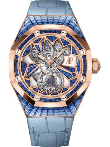 Audemars Piguet Royal Oak Concept Flying Tourbillon Pink Gold / Baguette Sapphire d'Occasion