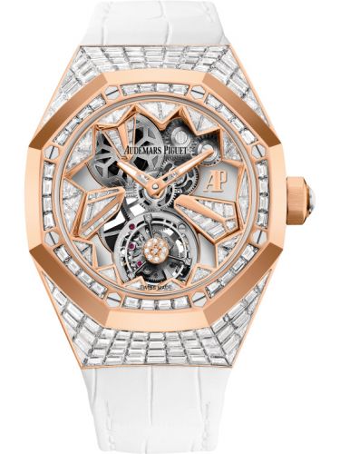 Audemars Piguet Royal Oak Concept Flying Tourbillon Pink Gold / Baguette Diamond d'Occasion
