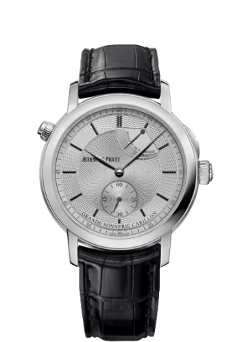 Jules Audemars 26344 Grande Sonnerie Carillon Platinum / Silver d'Occasion