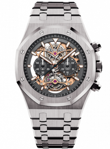 Royal Oak 26347 Tourbillon Chronograph Openworked Titanium