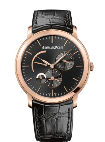 Jules Audemars 26380 Dual Time Pink Gold / Black d'Occasion
