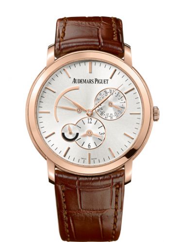 Jules Audemars 26380 Dual Time Pink Gold / Silver d'Occasion