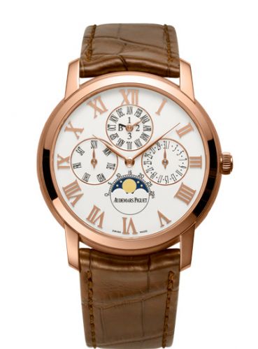 Jules Audemars Dragon Perpetual Calendar Pink Gold / White d'Occasion