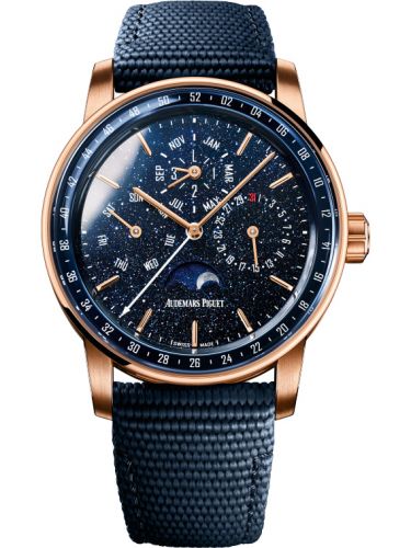 CODE 11.59 Perpetual Calendar Red Gold / Aventurine / Fabric d'Occasion