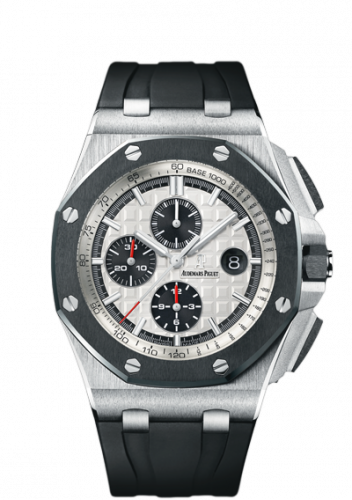 Royal Oak Offshore 44 Stainless Steel / Ceramic / Silver / Rubber