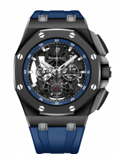 Royal Oak Offshore Tourbillon Chronograph Openworked Ceramic / Rubber