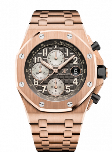 Royal Oak Offshore 42 Pink Gold / Grey / Bracelet