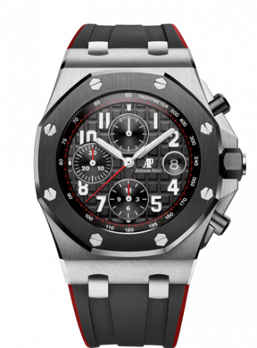 Royal Oak Offshore 42 Stainless Steel / Ceramic / Black / Rubber