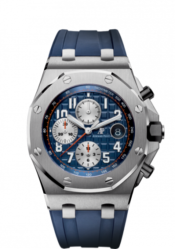Royal Oak Offshore 26470 Stainless Steel / Blue / Rubber