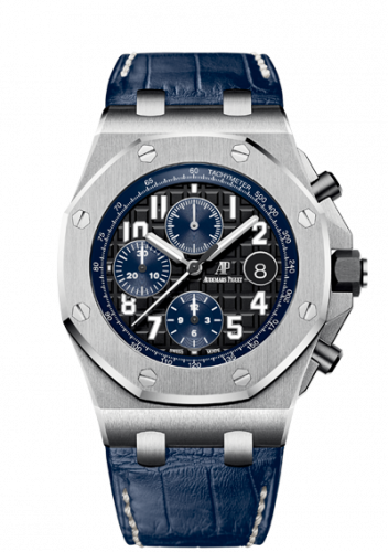 Royal Oak Offshore 26470 Stainless Steel / Black / Alligator