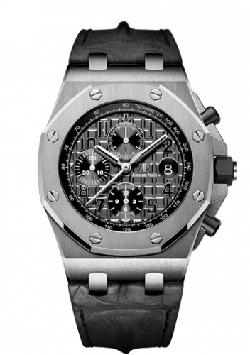 Royal Oak Offshore 26470 Stainless Steel / Grey / Alligator