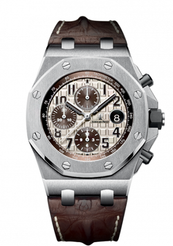 Royal Oak Offshore 26470 Stainless Steel / Safari / Alligator