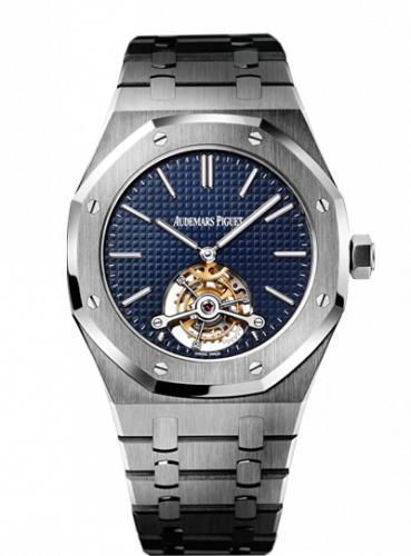 Royal Oak Ultra Thin Tourbillon Stainless Steel / Blue