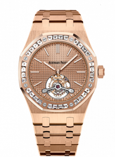 Royal Oak Ultra Thin Tourbillon Pink Gold / Baguette / Westime