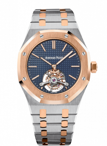 Royal Oak Ultra Thin Tourbillon Stainless Steel / Pink Gold / Bucherer
