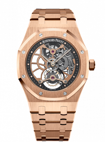 Royal Oak Ultra Thin Tourbillon Openworked Pink Gold