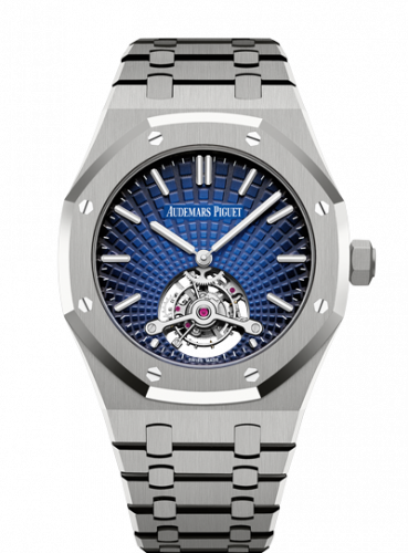 Royal Oak Ultra Thin Tourbillon Titanium / Smoked Blue Evolutive / Yoshida